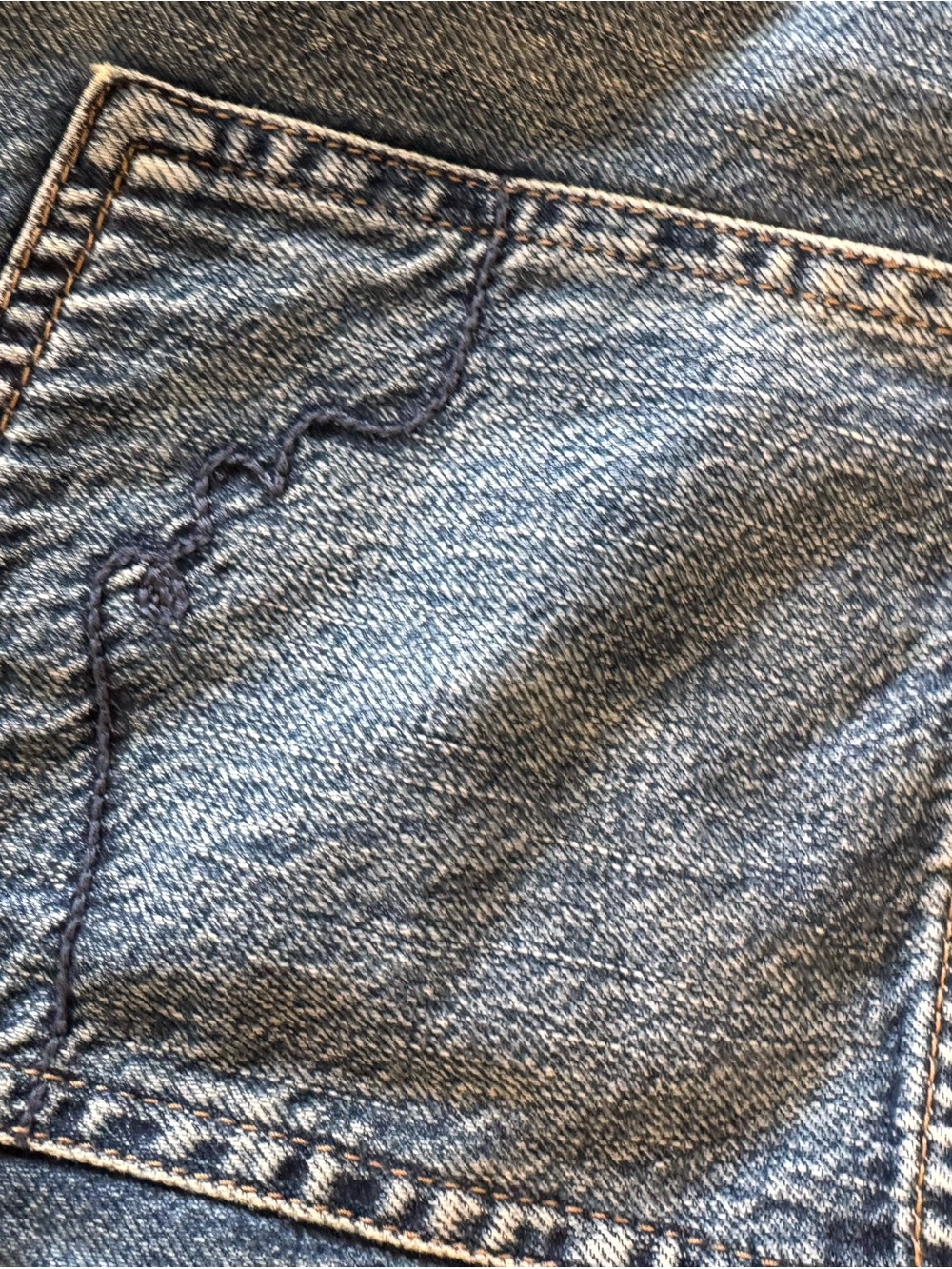 Free People We The Free Bettie Sailor Shorts Med Wash Denim Size 27 Retail $68 - Picture 12 of 15